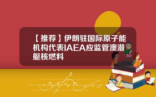 【推荐】伊朗驻国际原子能机构代表IAEA应监管澳潜艇核燃料