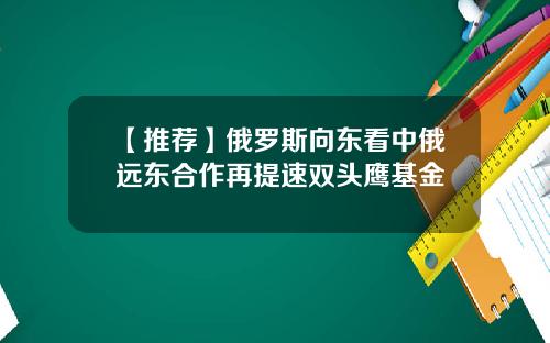 【推荐】俄罗斯向东看中俄远东合作再提速双头鹰基金