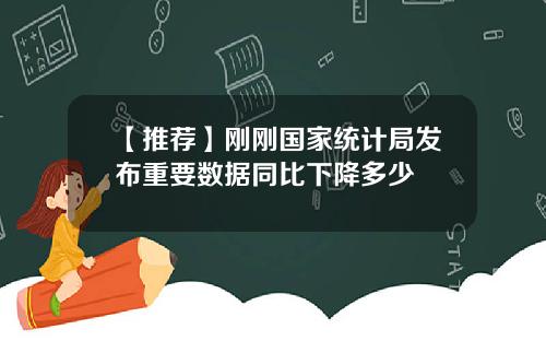 【推荐】刚刚国家统计局发布重要数据同比下降多少