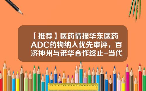 【推荐】医药情报华东医药ADC药物纳入优先审评，百济神州与诺华合作终止-当代科技产业集团股份有限公司