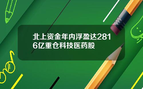 北上资金年内浮盈达2816亿重仓科技医药股