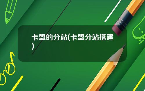 卡盟的分站(卡盟分站搭建)