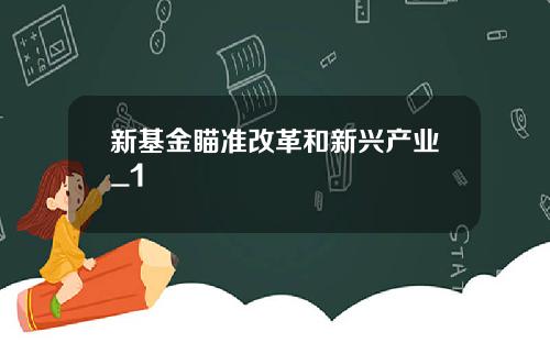 新基金瞄准改革和新兴产业_1