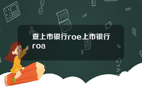 查上市银行roe上市银行roa