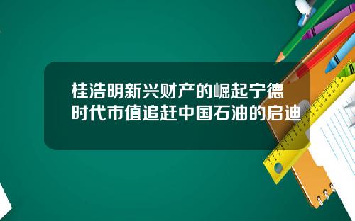 桂浩明新兴财产的崛起宁德时代市值追赶中国石油的启迪