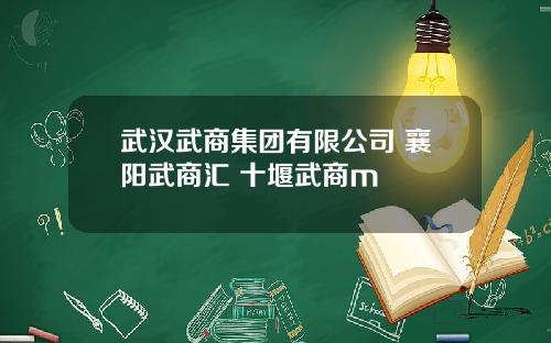 武汉武商集团有限公司 襄阳武商汇 十堰武商m