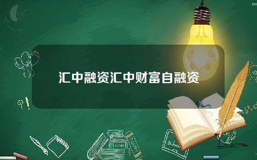 汇中融资汇中财富自融资