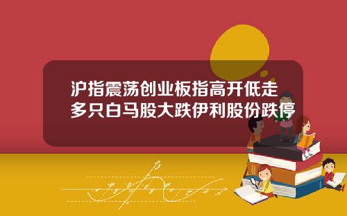 沪指震荡创业板指高开低走多只白马股大跌伊利股份跌停