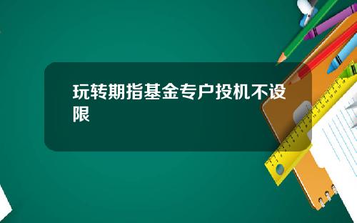 玩转期指基金专户投机不设限