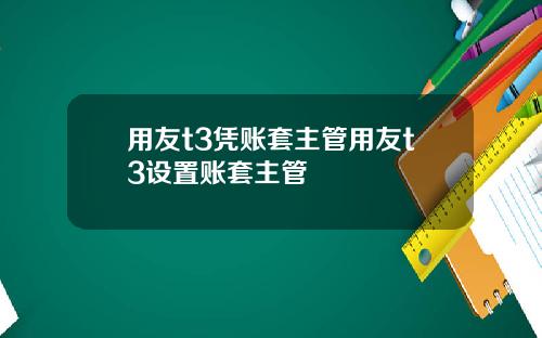 用友t3凭账套主管用友t3设置账套主管