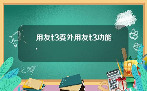 用友t3委外用友t3功能.