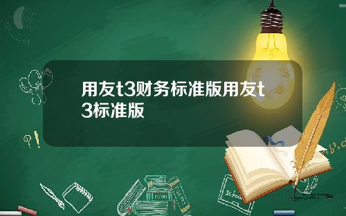 用友t3财务标准版用友t3标准版
