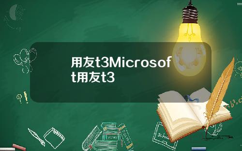 用友t3Microsoft用友t3