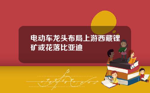 电动车龙头布局上游西藏锂矿或花落比亚迪