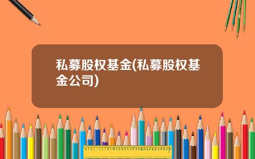 私募股权基金(私募股权基金公司)