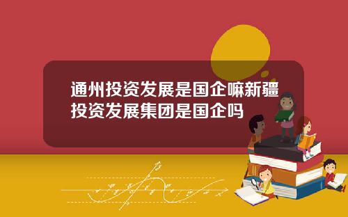 通州投资发展是国企嘛新疆投资发展集团是国企吗
