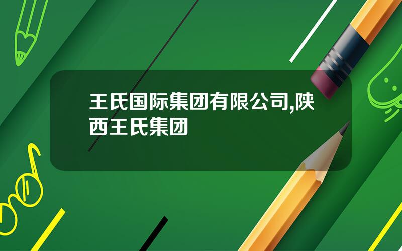 王氏国际集团有限公司,陕西王氏集团